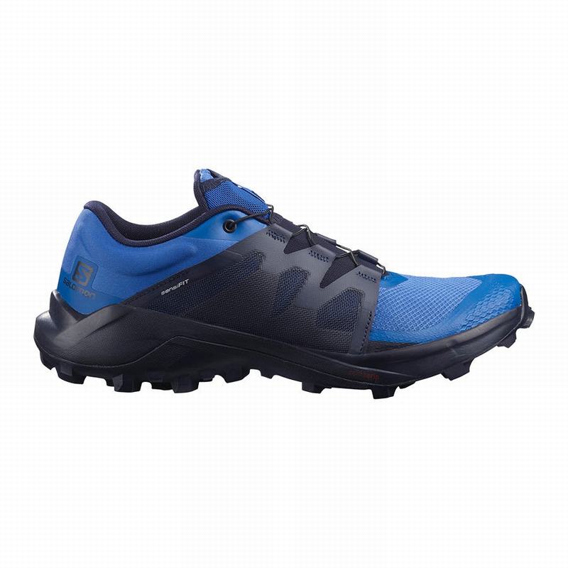 Salomon WILDCROSS Zapatillas Trail Running Hombre - Azules - Colombia (34786-AQRY)